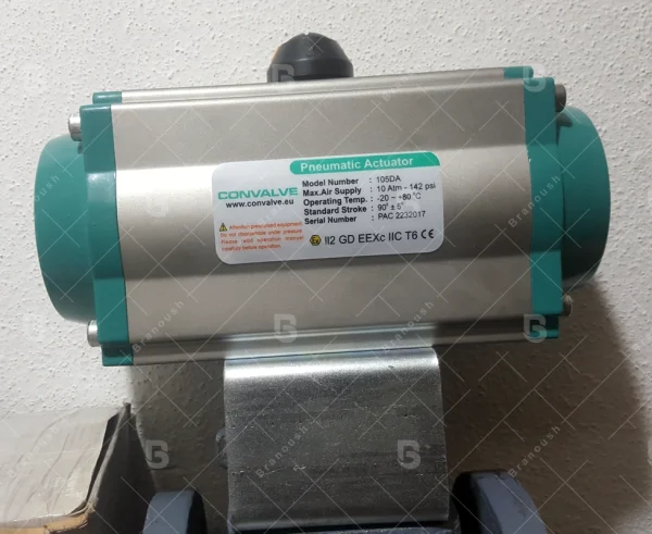 اکچویتور پنوماتیک سایز 105 Convalve