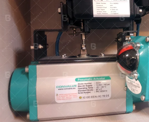 اکچویتور پنوماتیک سایز 92 Convalve