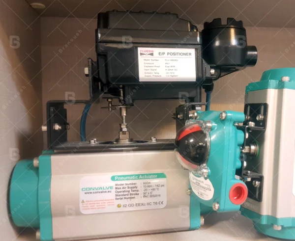 پوزیشنر الکتروپنوماتیک Convalve