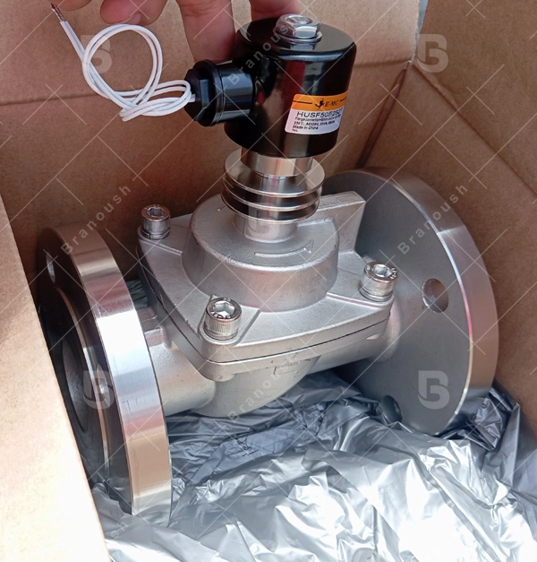 شیر پیستونی استیل فلنجی (250°C)