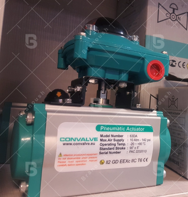 لیمیت سوئیچ باکس و اکچویتور کن ولو